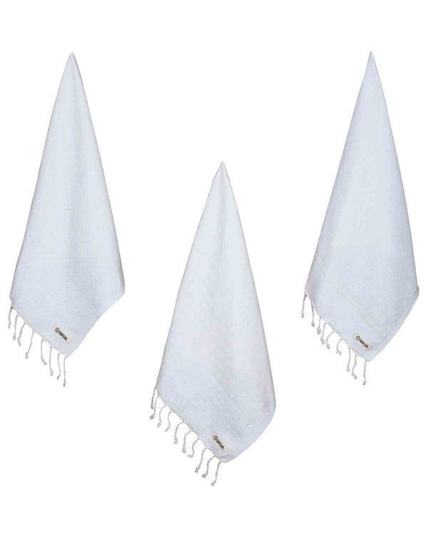 Cyperus Mixed Bundle Natural – 1 Towels Set, 1 Apron, 1 Pot Holder Set