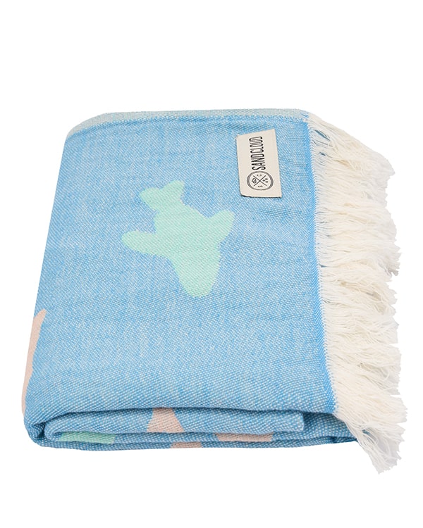 Swirl Shark Kids Towel