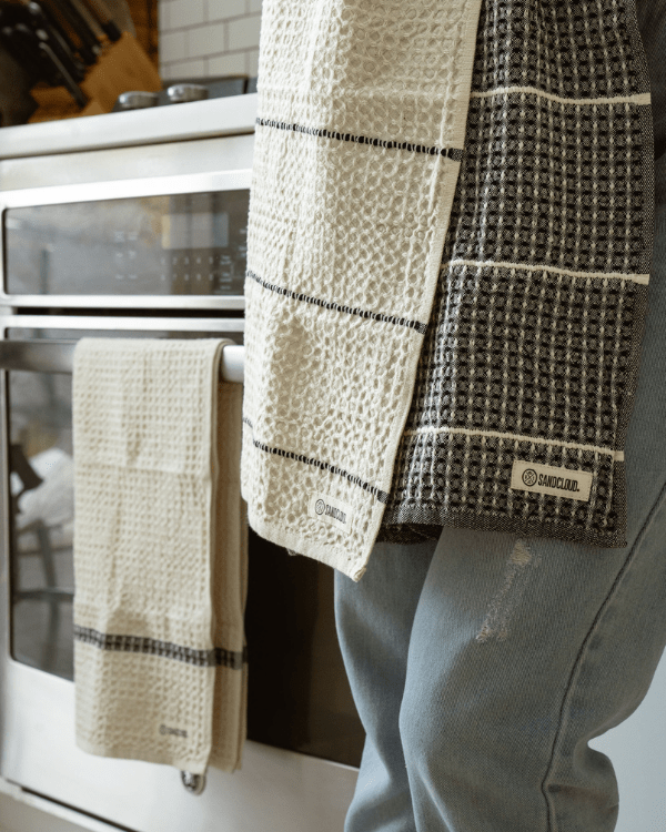 Cicely Waffle Kitchen Towel Bundle – Assorted 3 Pack