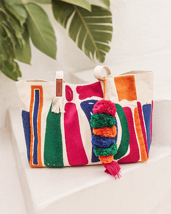 Hermosa Chenille Tote