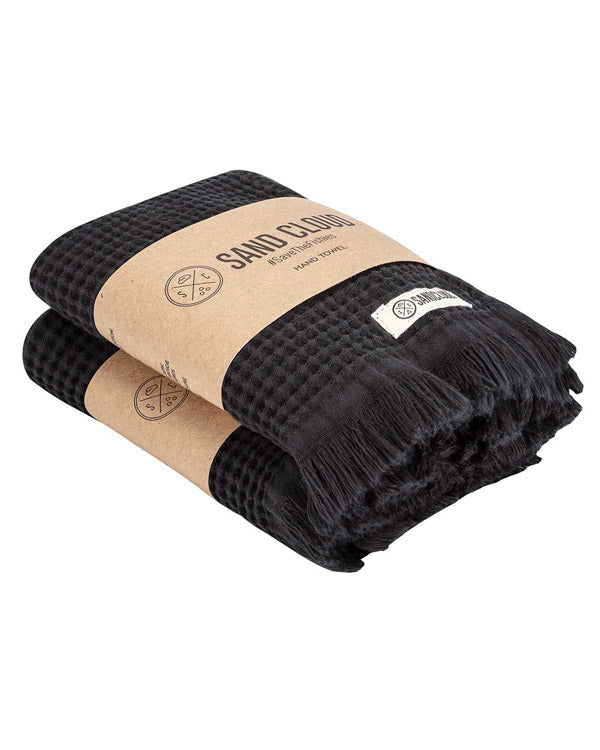 Micro Waffle Hand Bath Bundle – 2 Pack – Black