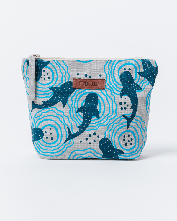 Shark Ripples Zipper Pouch