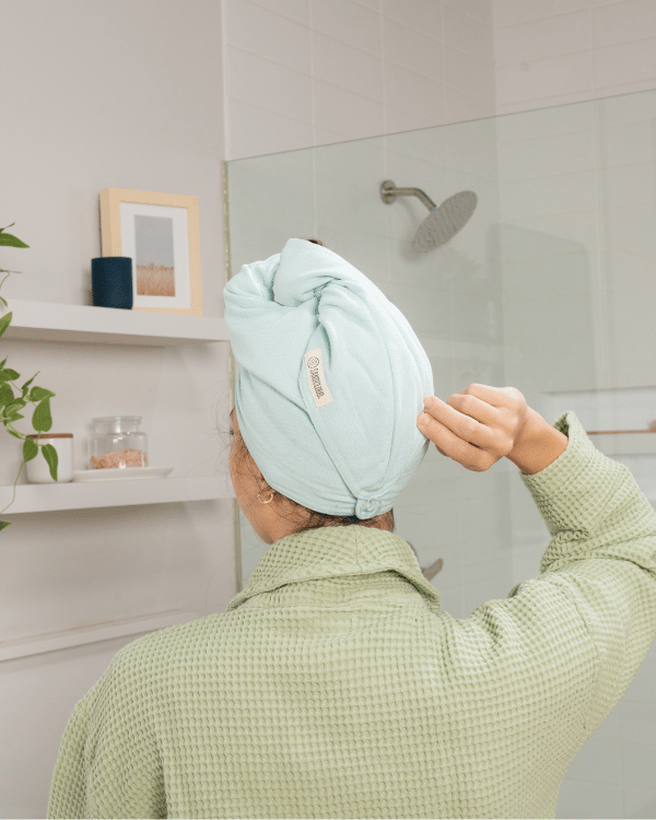 Terra Hair Towel – Seaglass