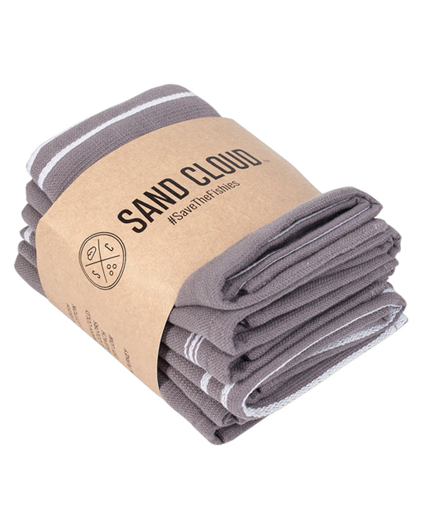 Gray Classic Washcloth Bundle