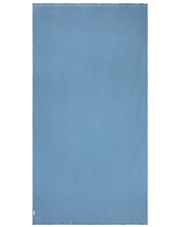Micro Waffle XL Bath Bundle – Slate Blue