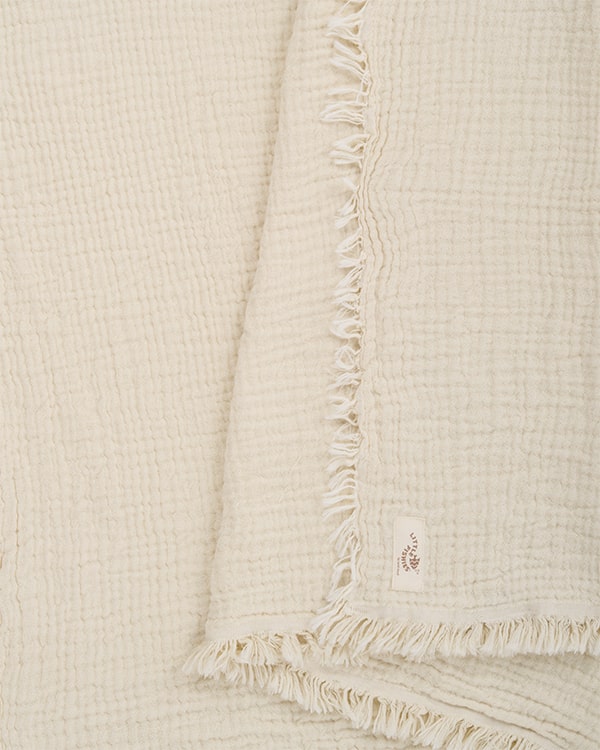 Little Fishies Gauze Receiving Blanket Set – 3 Pack – Natural / Beige / Warm Taupe