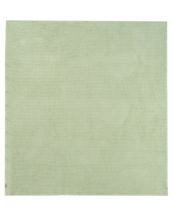 Little Fishies Waffle Blanket – Sage