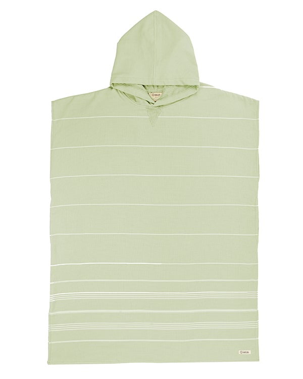 Terra Hooded Poncho Grey