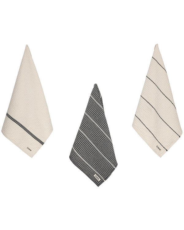 Cicely Waffle Kitchen Towel Bundle – Assorted 3 Pack