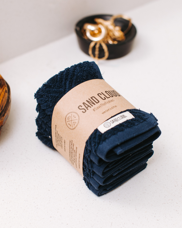 Willow Bath Washcloth Bundle – 6 Pack – Deep Ocean