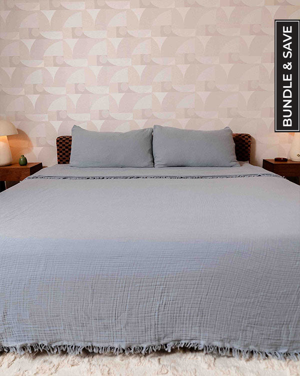 Grey Bedding Set – King
