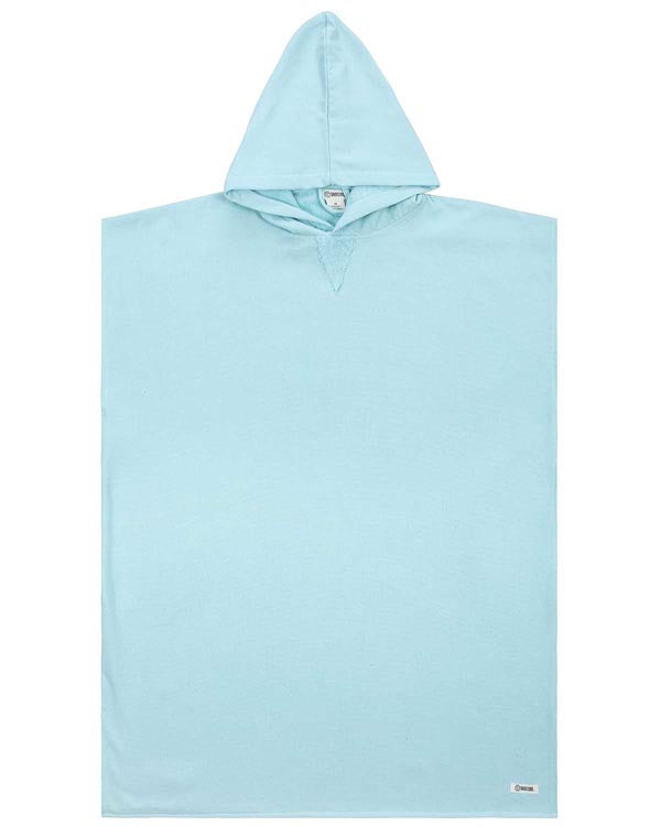 Terra Hooded Poncho Grey