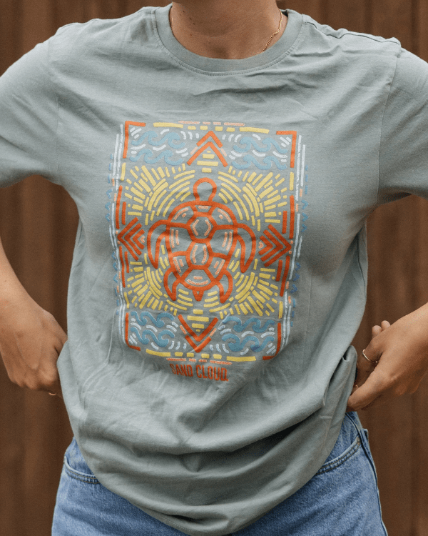 Mandala Turtle SS Tee – Chinoise Green