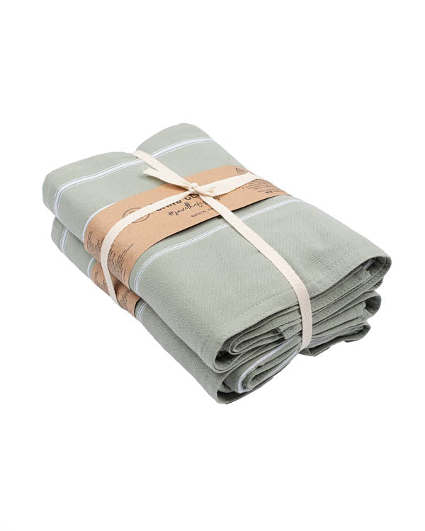 Classic Fringeless XL Bath Bundle 2 Pack – Sage