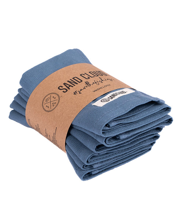 Classic Bath Washcloth Bundle- 6 Pack – Hedge Green