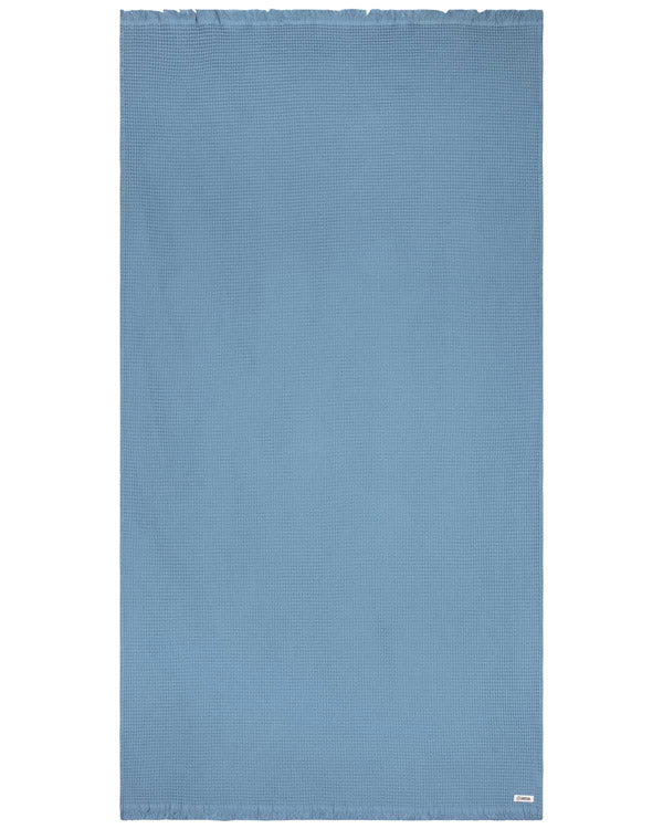 Micro Waffle XL Bath Bundle – Slate Blue