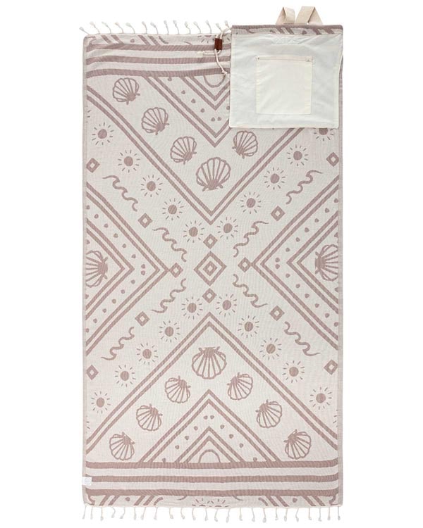 Swirl Turtle Towel Bag