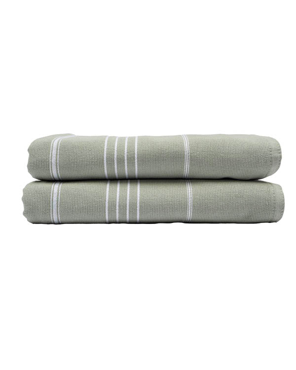 Classic Fringeless XL Bath Bundle 2 Pack – Sage