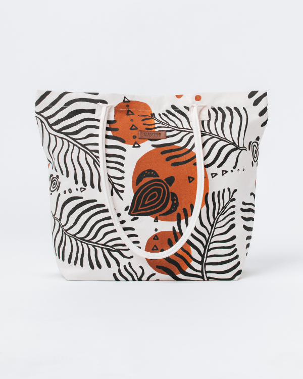 Retro Turtles Beach Tote