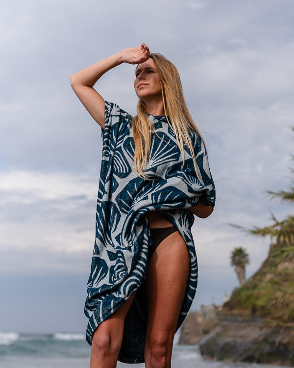 Shells Hooded Poncho