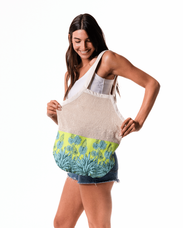 Agave Net Printed Market Bag