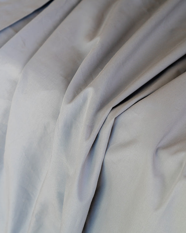 Signature Percale Solid Flat Top Sheet Grey