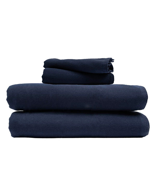 Terra Fringeless XL Bath Bundle – Navy