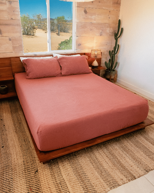 Sonoran Fitted Sheet – Terracotta