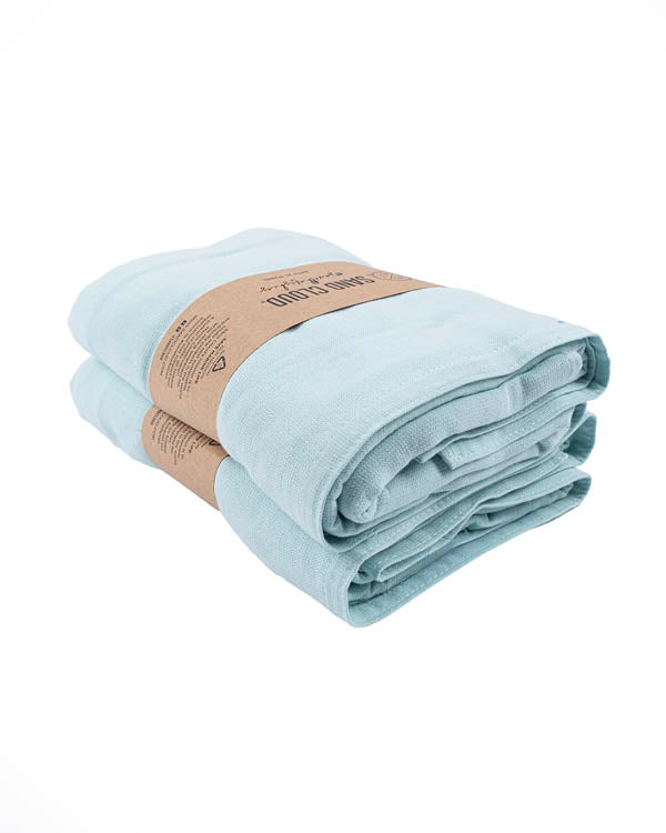 Terra Fringeless XL Bath Bundle – Slate Blue – 2 Pack