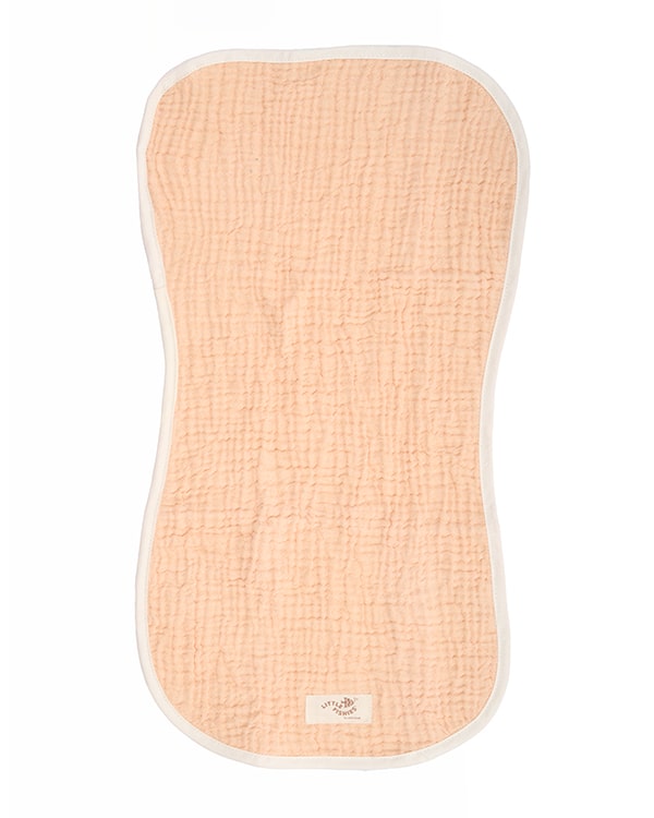 Little Fishies Gauze Burping Cloth Bundle – 3 Pack – Seafoam / Peach Fuzz / Natural