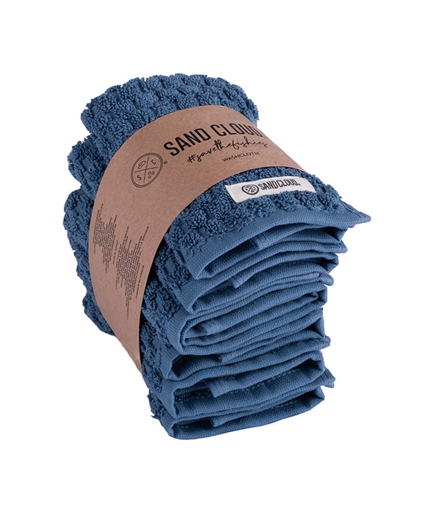 Atom Washcloth Bath Bundle – Sand – 6 Pack