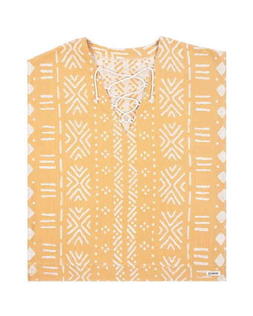 Adobe Mudcloth Cover Up Sunflower