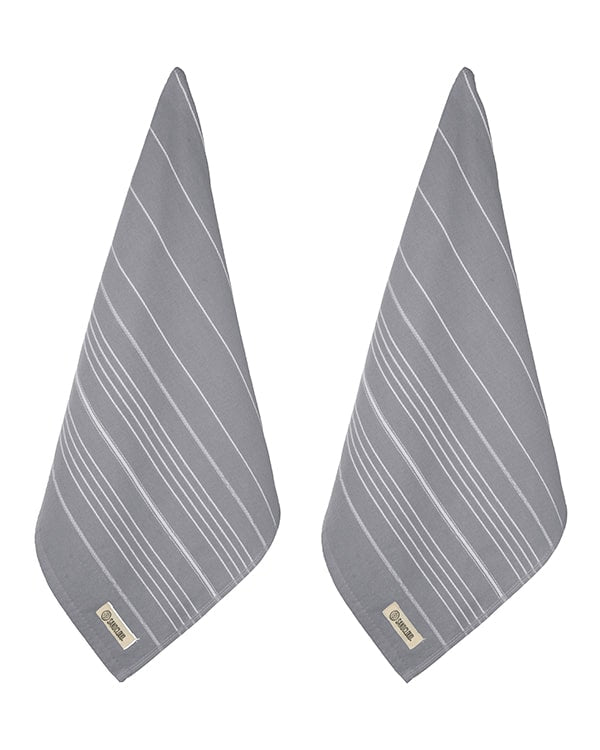 Classic Fringeless Hand Bath Bundle 2 Pack – Grey