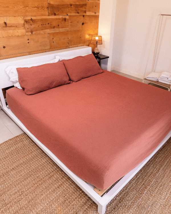 Sonoran Fitted Sheet – Terracotta