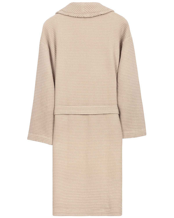 Micro Waffle Robe – Sand