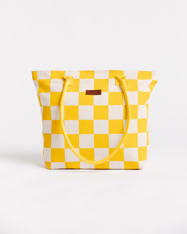Vert Stripe Beach Tote
