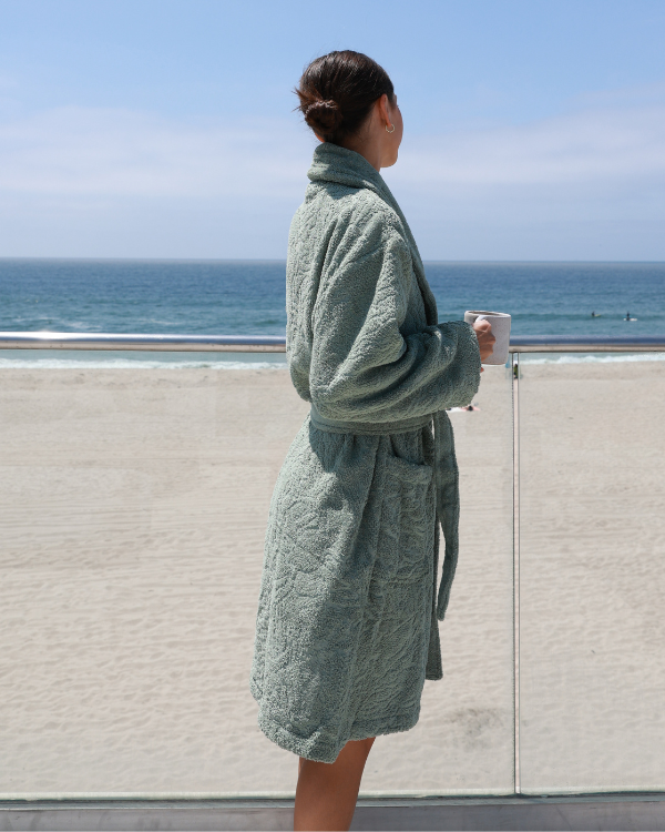 Aquatic Turtle Robe – Sage