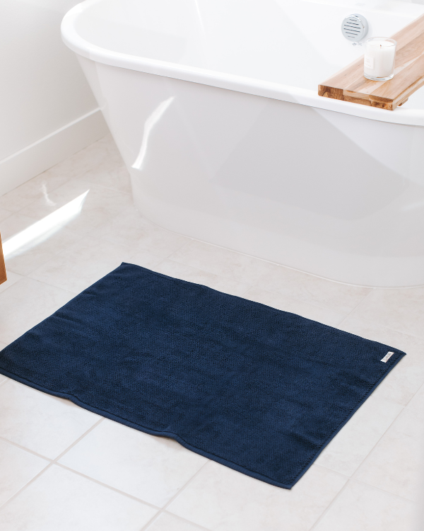 Willow Bath Mat – Deep Ocean