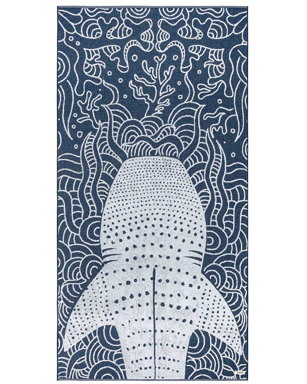Whale Shark – Navy XL Bath Bundle 2 Pack