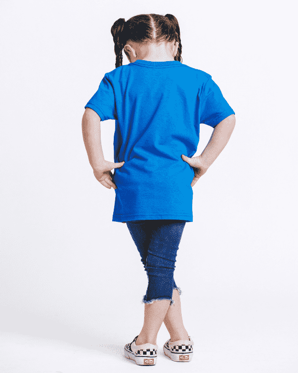 Make The Sea Trash Free Kids Tee – Sapphire Blue