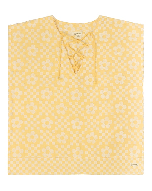 Floral Check Cover Up