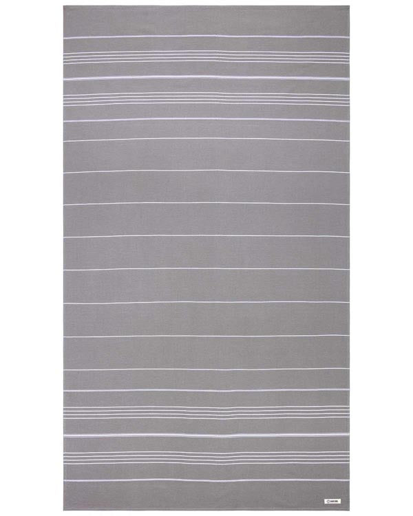 Classic Fringeless XL Bath Bundle – Grey – 2 Pack