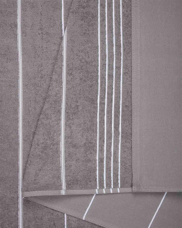 Classic Fringeless XL Bath Bundle – Grey – 2 Pack