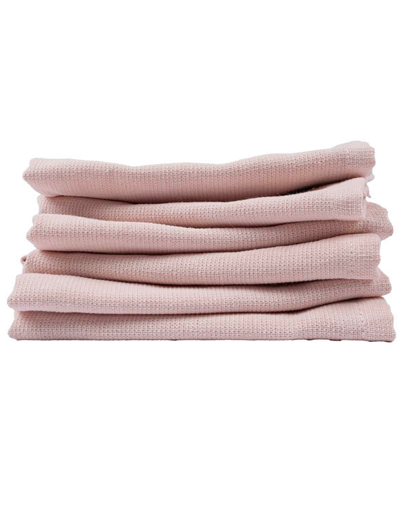 Terra Bath Washcloth Bundle 6 Pack – Calcite Pink