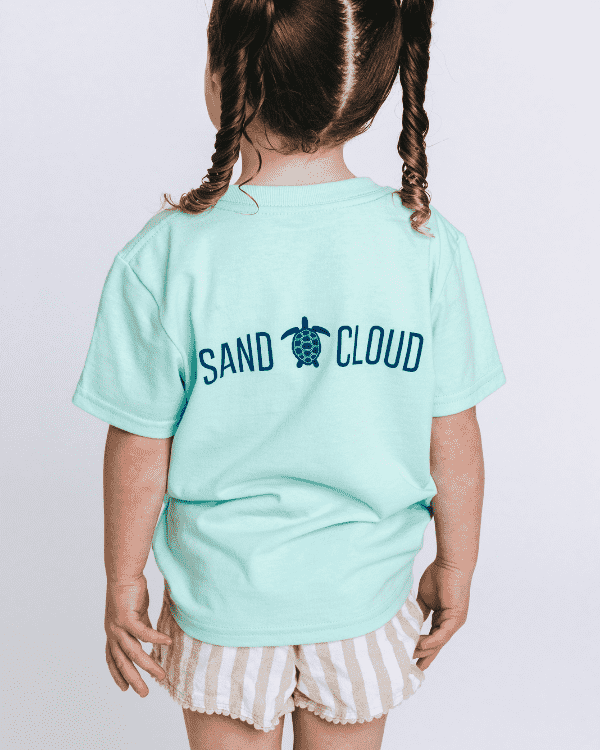 SC Whale Tail Kids Tee – Soft Mint