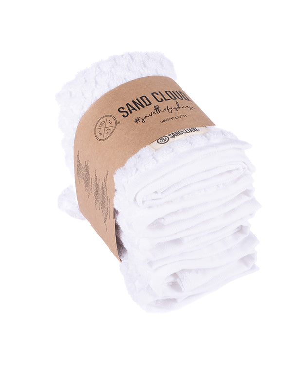 Atom Washcloth Bath Bundle – Sand – 6 Pack