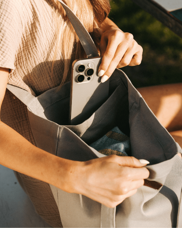 Patnem Beach Everyday Tote Grey