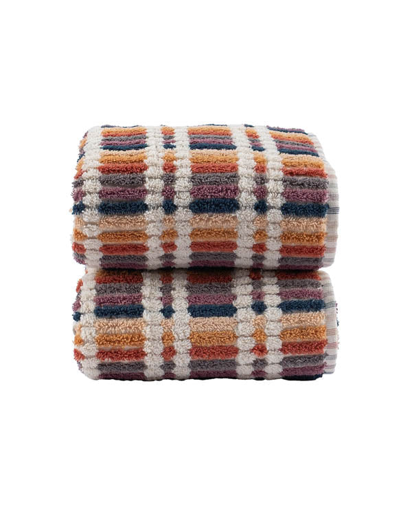 Dashes Stripe Bath Bundle – 2 Pack – Spice