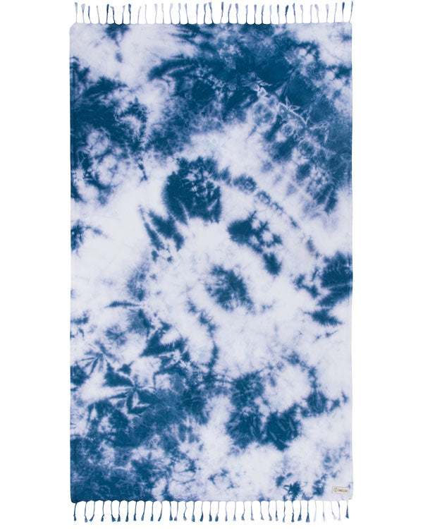 Black Acid Wash Beach Towel- Sand Cloud