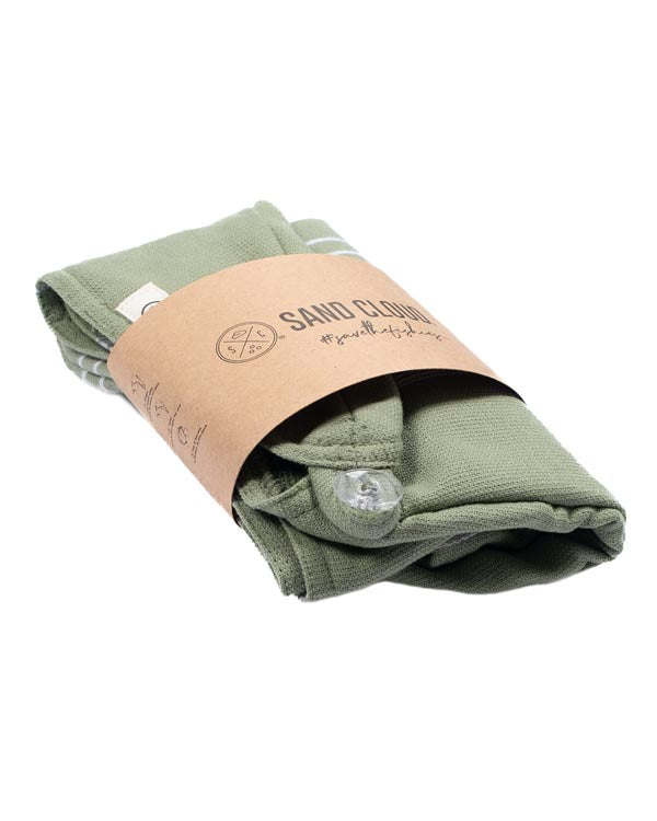 Classic Hair Towel – Hedge Green